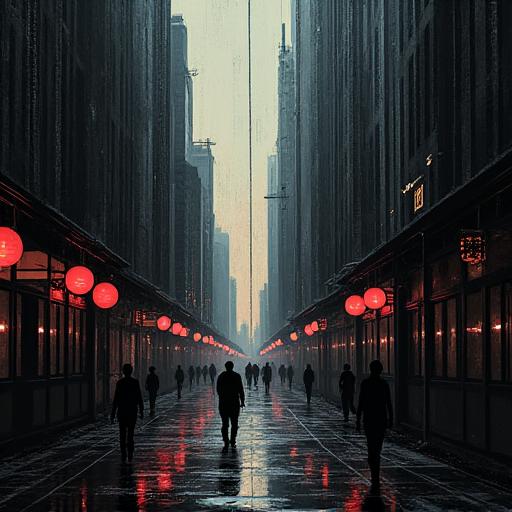 Album art for 'Urban Echoes'.