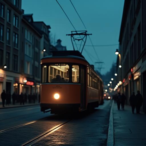 A still from the short film 'The Last Tram'.